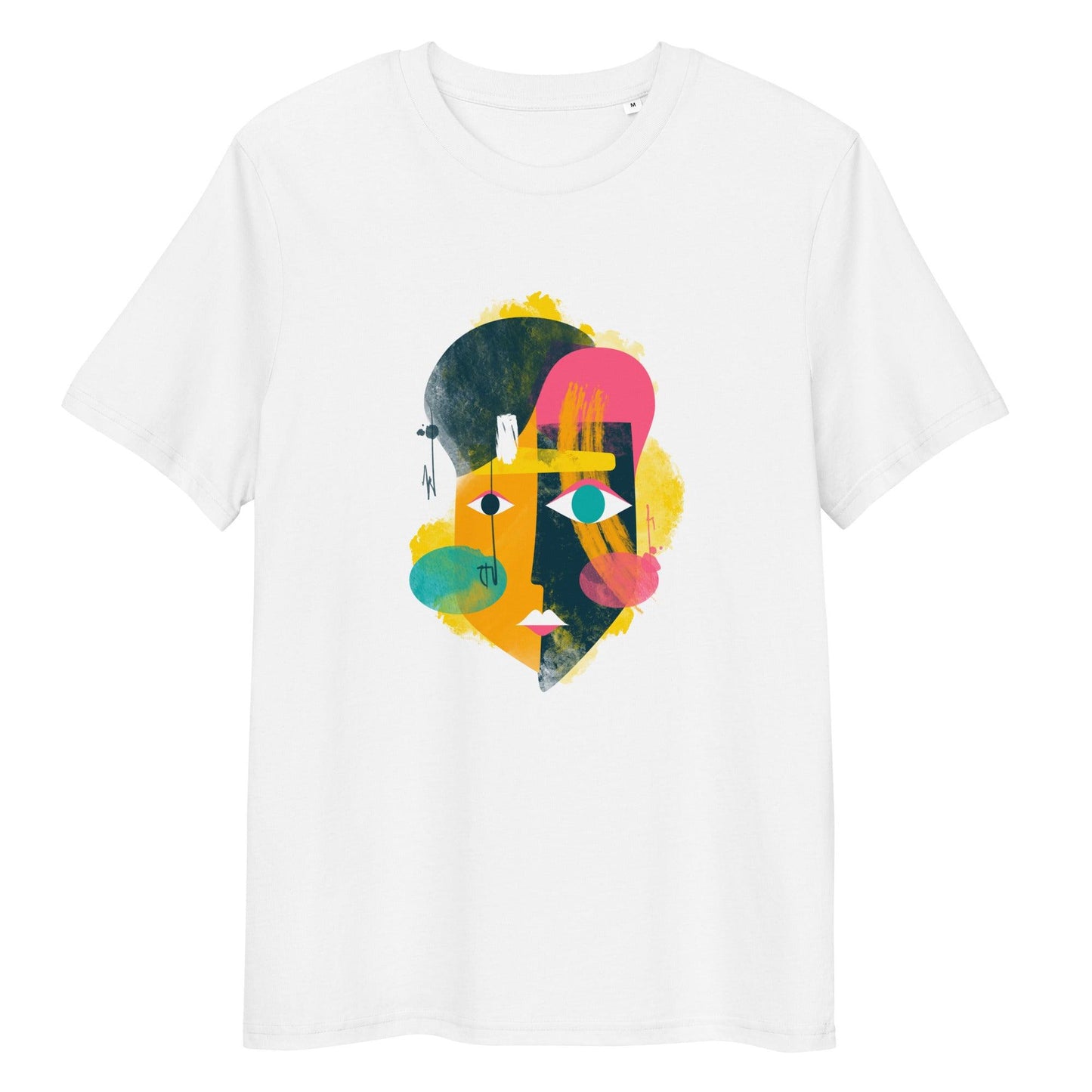 'Faces' Women’s Organic Cotton T-Shirt - SonicaWardrobe