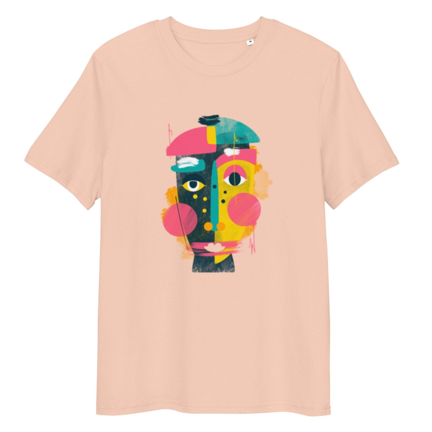 'Faces' Artisan Women's Organic Cotton Tee - SonicaWardrobe