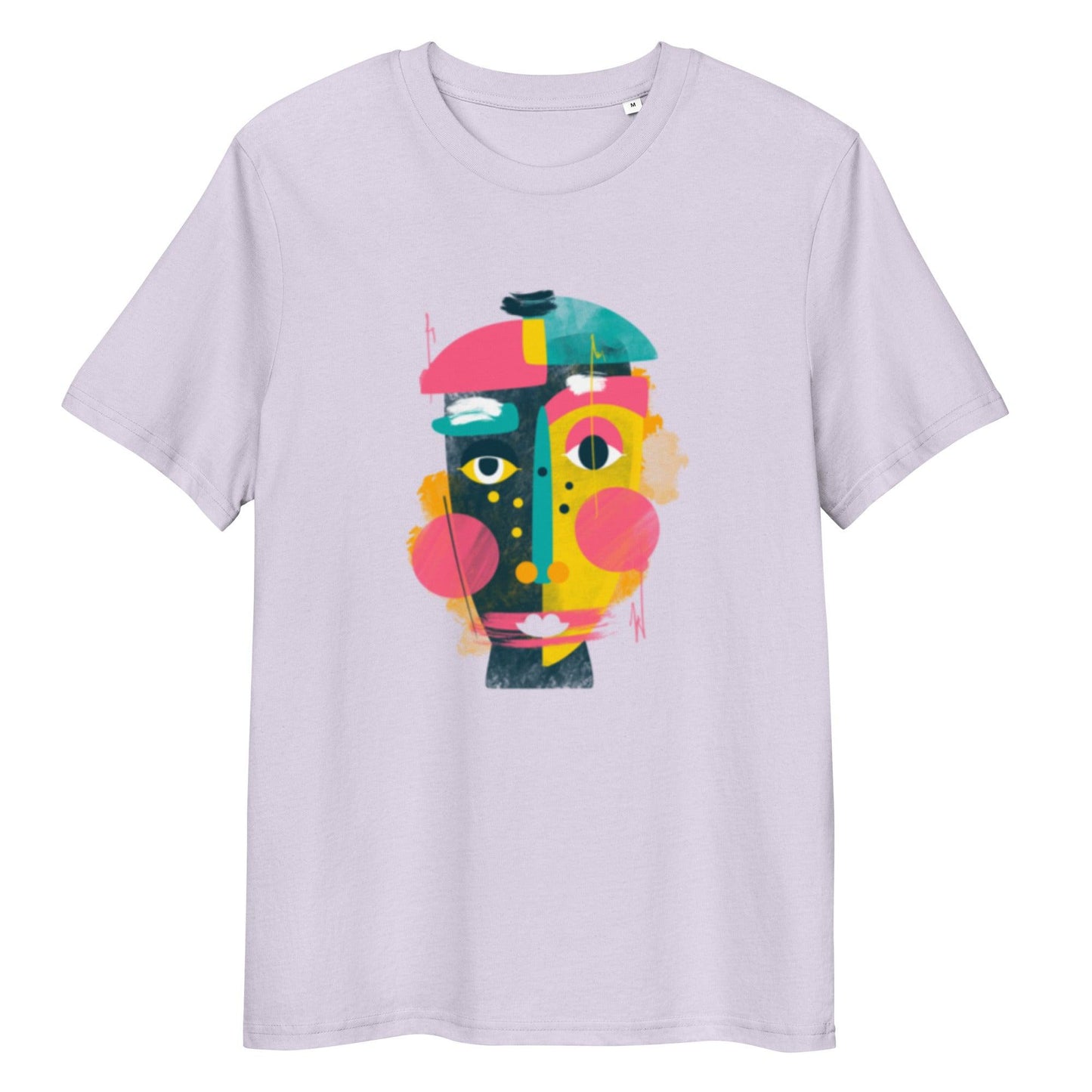 'Faces' Artisan Women's Organic Cotton Tee - SonicaWardrobe