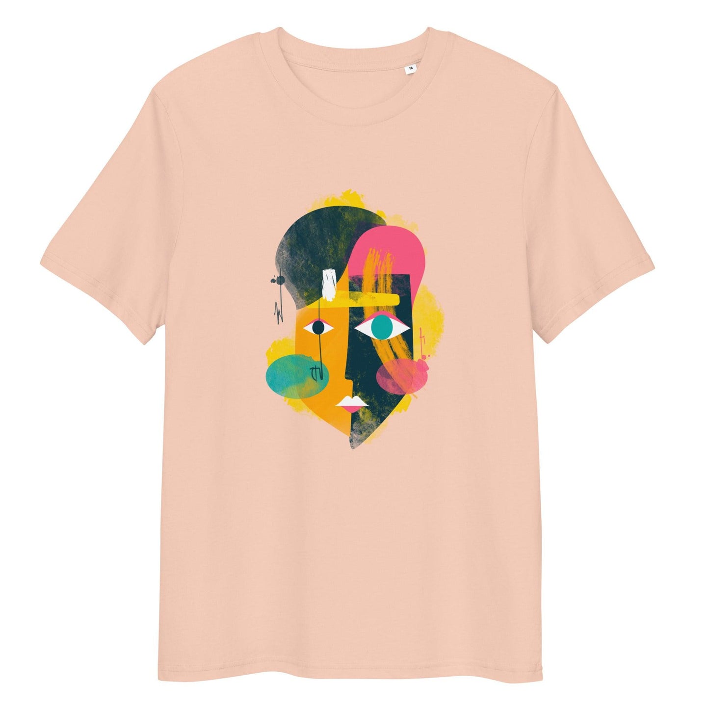 'Faces' Women’s Organic Cotton T-Shirt - SonicaWardrobe