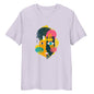 'Faces' Women’s Organic Cotton T-Shirt - SonicaWardrobe